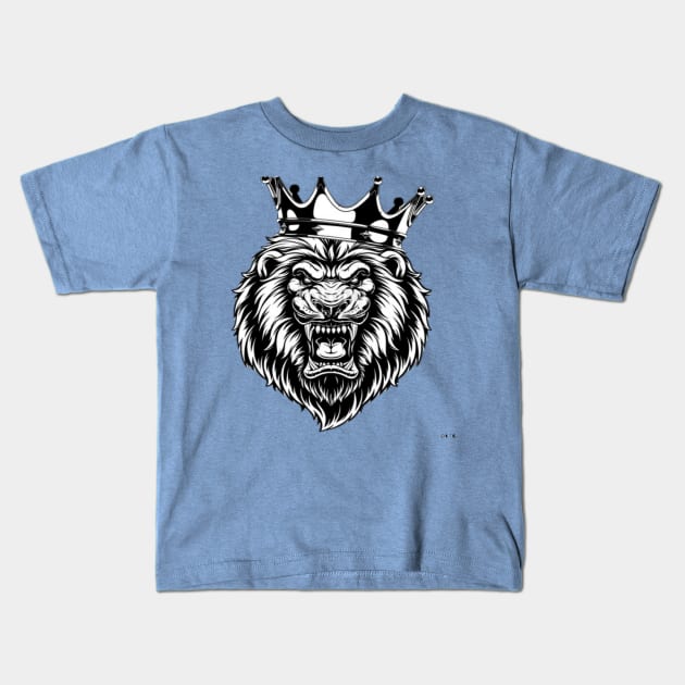 King Of the Jungle Kids T-Shirt by TibA